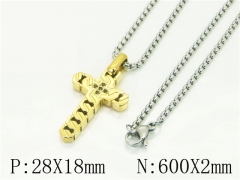 HY Wholesale Necklaces Stainless Steel 316L Jewelry Necklaces-HY41N0220HMV