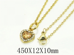 HY Wholesale Necklaces Stainless Steel 316L Jewelry Necklaces-HY15N0194RMJ
