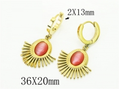 HY Wholesale Earrings 316L Stainless Steel Popular Jewelry Earrings-HY43E0535OC