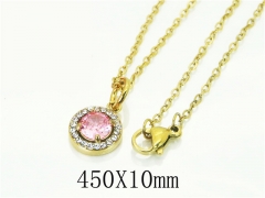 HY Wholesale Necklaces Stainless Steel 316L Jewelry Necklaces-HY15N0184CMJ