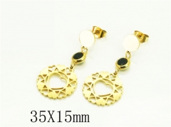 HY Wholesale Earrings 316L Stainless Steel Popular Jewelry Earrings-HY24E0122PL