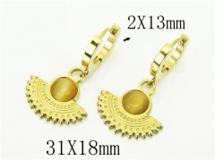HY Wholesale Earrings 316L Stainless Steel Popular Jewelry Earrings-HY43E0533OV