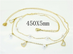HY Wholesale Necklaces Stainless Steel 316L Jewelry Necklaces-HY32N0864HHS