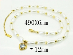 HY Wholesale Necklaces Stainless Steel 316L Jewelry Necklaces-HY80N0719OL