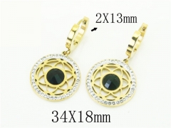 HY Wholesale Earrings 316L Stainless Steel Popular Jewelry Earrings-HY43E0521OY