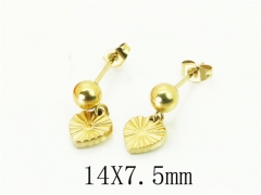 HY Wholesale Earrings 316L Stainless Steel Popular Jewelry Earrings-HY43E0655BJL