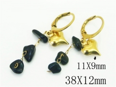 HY Wholesale Earrings 316L Stainless Steel Popular Jewelry Earrings-HY43E0511ME