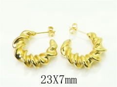 HY Wholesale Earrings 316L Stainless Steel Popular Jewelry Earrings-HY16E0198OG