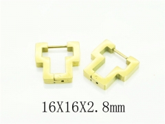 HY Wholesale Earrings 316L Stainless Steel Popular Jewelry Earrings-HY75E0084KX