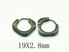 HY Wholesale Earrings 316L Stainless Steel Popular Jewelry Earrings-HY75E0174KA
