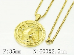 HY Wholesale Necklaces Stainless Steel 316L Jewelry Necklaces-HY41N0209HLQ