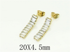 HY Wholesale Earrings 316L Stainless Steel Popular Jewelry Earrings-HY24E0125ML