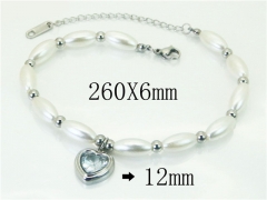 HY Wholesale Bracelets 316L Stainless Steel Jewelry Bracelets-HY80B1736NQ