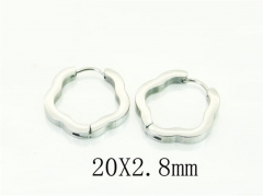 HY Wholesale Earrings 316L Stainless Steel Popular Jewelry Earrings-HY75E0210SJL