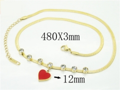HY Wholesale Necklaces Stainless Steel 316L Jewelry Necklaces-HY32N0855HHQ