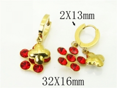 HY Wholesale Earrings 316L Stainless Steel Popular Jewelry Earrings-HY43E0607MC
