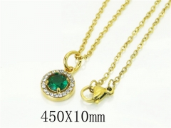 HY Wholesale Necklaces Stainless Steel 316L Jewelry Necklaces-HY15N0180EMJ