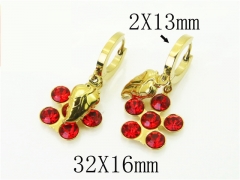 HY Wholesale Earrings 316L Stainless Steel Popular Jewelry Earrings-HY43E0587MZ