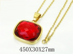 HY Wholesale Necklaces Stainless Steel 316L Jewelry Necklaces-HY15N0174HPD