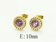HY Wholesale Earrings 316L Stainless Steel Popular Jewelry Earrings-HY43E0626WKI