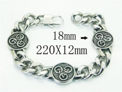 HY Wholesale Bracelets 316L Stainless Steel Jewelry Bracelets-HY22B0514JZZ