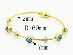 HY Wholesale Bangles Jewelry Stainless Steel 316L Fashion Bangle-HY32B0906HKS