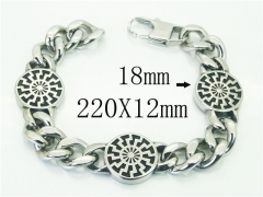 HY Wholesale Bracelets 316L Stainless Steel Jewelry Bracelets-HY22B0517JEE