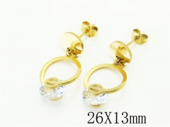 HY Wholesale Earrings 316L Stainless Steel Popular Jewelry Earrings-HY43E0678KL