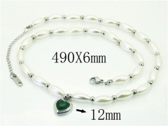 HY Wholesale Necklaces Stainless Steel 316L Jewelry Necklaces-HY80N0728OR