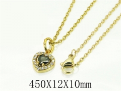 HY Wholesale Necklaces Stainless Steel 316L Jewelry Necklaces-HY15N0198AMJ
