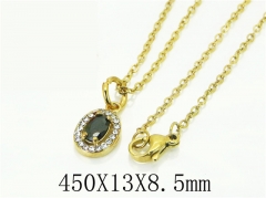HY Wholesale Necklaces Stainless Steel 316L Jewelry Necklaces-HY15N0210UMJ
