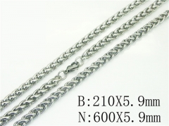 HY Wholesale Stainless Steel 316L Necklaces Bracelets Sets-HY40S0553NL