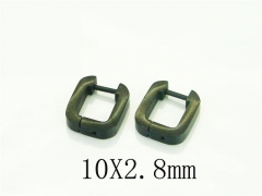 HY Wholesale Earrings 316L Stainless Steel Popular Jewelry Earrings-HY75E0162KT