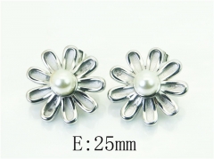 HY Wholesale Earrings 316L Stainless Steel Popular Jewelry Earrings-HY16E0219NL