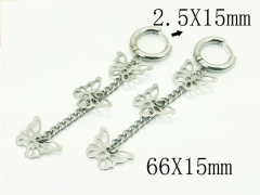 HY Wholesale Earrings 316L Stainless Steel Popular Jewelry Earrings-HY72E0072JL