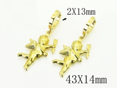HY Wholesale Earrings 316L Stainless Steel Popular Jewelry Earrings-HY43E0571LA