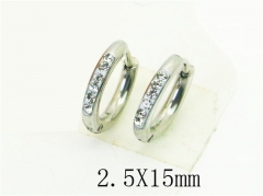HY Wholesale Earrings 316L Stainless Steel Popular Jewelry Earrings-HY72E0080IV