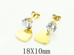 HY Wholesale Earrings 316L Stainless Steel Popular Jewelry Earrings-HY43E0671KD