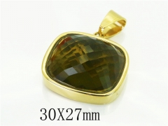 HY Wholesale Pendant Jewelry 316L Stainless Steel Jewelry Pendant-HY15P0615HNW