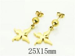 HY Wholesale Earrings 316L Stainless Steel Popular Jewelry Earrings-HY43E0649RJL