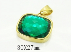 HY Wholesale Pendant Jewelry 316L Stainless Steel Jewelry Pendant-HY15P0616HNE