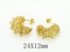 HY Wholesale Earrings 316L Stainless Steel Popular Jewelry Earrings-HY30E1555ME