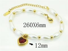 HY Wholesale Bracelets 316L Stainless Steel Jewelry Bracelets-HY80B1743XNL