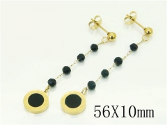 HY Wholesale Earrings 316L Stainless Steel Popular Jewelry Earrings-HY24E0124PL