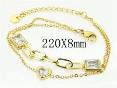 HY Wholesale Bracelets 316L Stainless Steel Jewelry Bracelets-HY80B1744OL