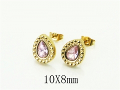 HY Wholesale Earrings 316L Stainless Steel Popular Jewelry Earrings-HY43E0631VKI