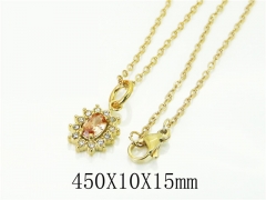 HY Wholesale Necklaces Stainless Steel 316L Jewelry Necklaces-HY15N0227DMJ