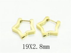 HY Wholesale Earrings 316L Stainless Steel Popular Jewelry Earrings-HY75E0104KE