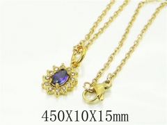 HY Wholesale Necklaces Stainless Steel 316L Jewelry Necklaces-HY15N0229RMJ