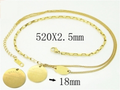 HY Wholesale Necklaces Stainless Steel 316L Jewelry Necklaces-HY32N0859PY
